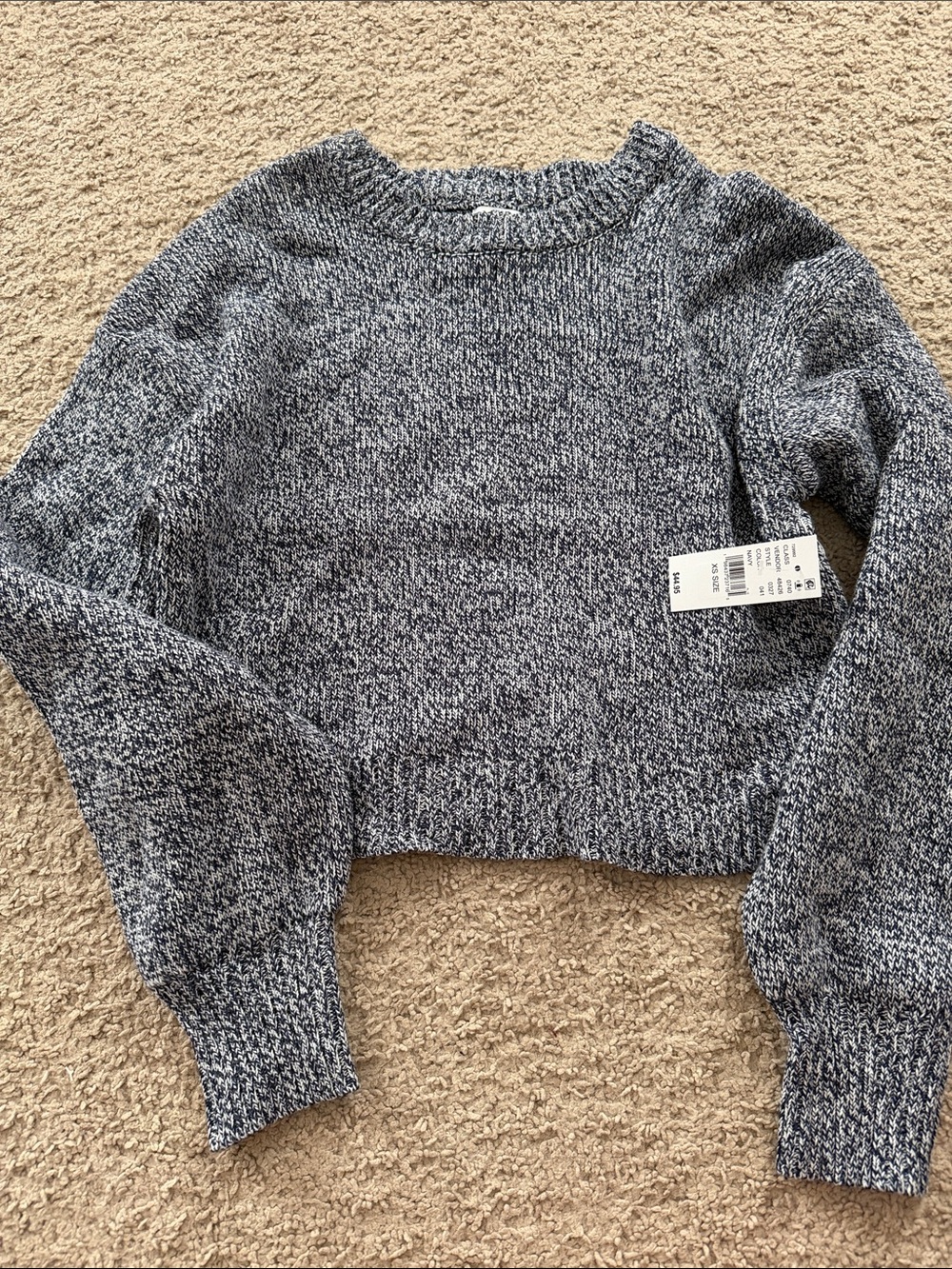 Navy LA Hearts Sweater NWT